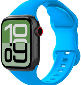 BASEY. BASEY. Apple Watch Bandje Siliconen Verstelbaar (38/40/41 mm) - Blauw