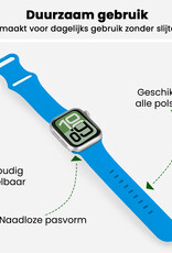 BASEY. BASEY. Apple Watch Bandje Siliconen Verstelbaar (38/40/41 mm) - Blauw