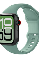 BASEY. BASEY. Apple Watch Bandje Siliconen Verstelbaar (38/40/41 mm) - Cactus