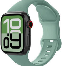 BASEY. BASEY. Apple Watch Bandje Siliconen Verstelbaar (38/40/41 mm) - Cactus