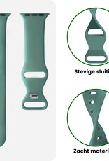 BASEY. BASEY. Apple Watch Bandje Siliconen Verstelbaar (38/40/41 mm) - Cactus