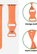 BASEY. BASEY. Apple Watch Bandje Siliconen Verstelbaar (38/40/41 mm) - Calendula