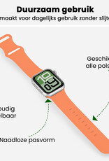 BASEY. BASEY. Apple Watch Bandje Siliconen Verstelbaar (38/40/41 mm) - Calendula
