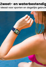 BASEY. BASEY. Apple Watch Bandje Siliconen Verstelbaar (38/40/41 mm) - Donkerblauw