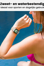 BASEY. BASEY. Apple Watch Bandje Siliconen Verstelbaar (38/40/41 mm) - Ivoor