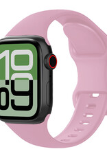 BASEY. BASEY. Apple Watch Bandje Siliconen Verstelbaar (38/40/41 mm) - Lila