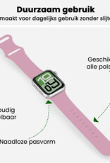 BASEY. BASEY. Apple Watch Bandje Siliconen Verstelbaar (38/40/41 mm) - Lila