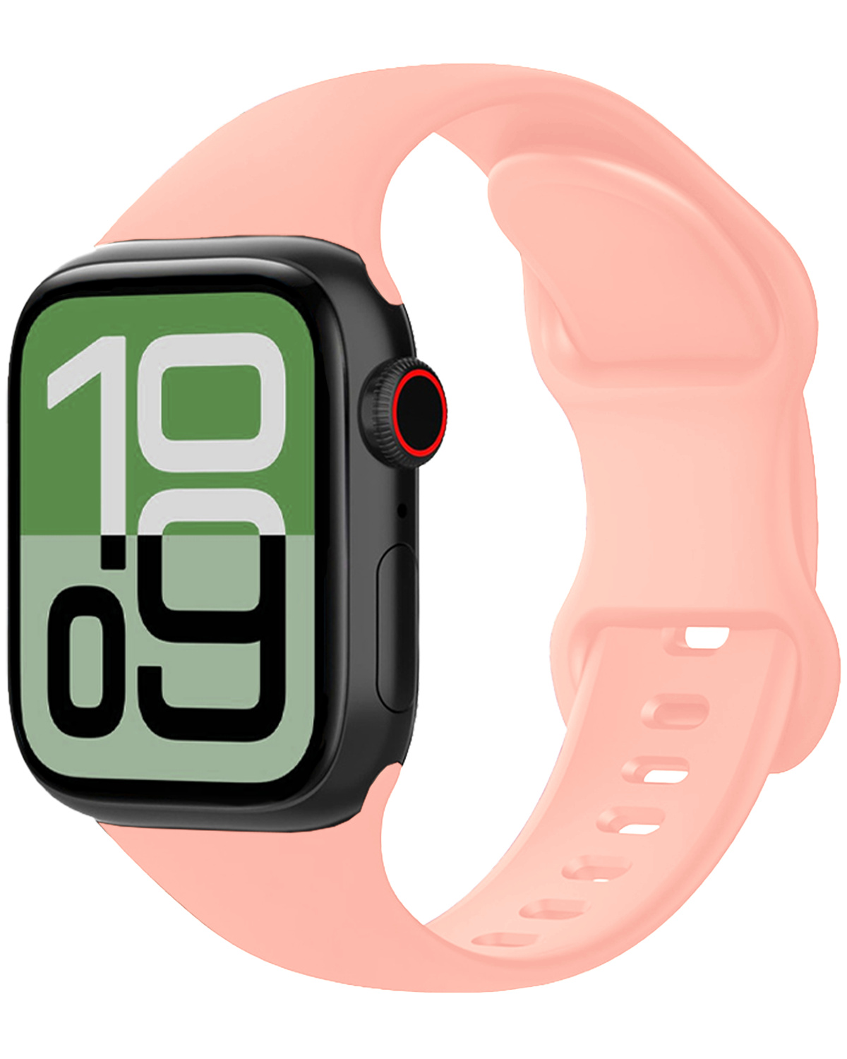 BASEY. BASEY. Apple Watch Bandje Siliconen Verstelbaar (38/40/41 mm) - Mint