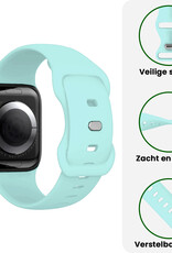 BASEY. BASEY. Apple Watch Bandje Siliconen Verstelbaar (38/40/41 mm) - Oud Roze