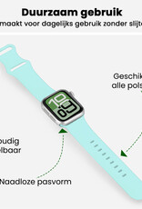 BASEY. BASEY. Apple Watch Bandje Siliconen Verstelbaar (38/40/41 mm) - Oud Roze