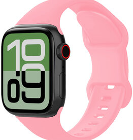 BASEY. BASEY. Apple Watch Bandje Siliconen Verstelbaar (38/40/41 mm) - Roze