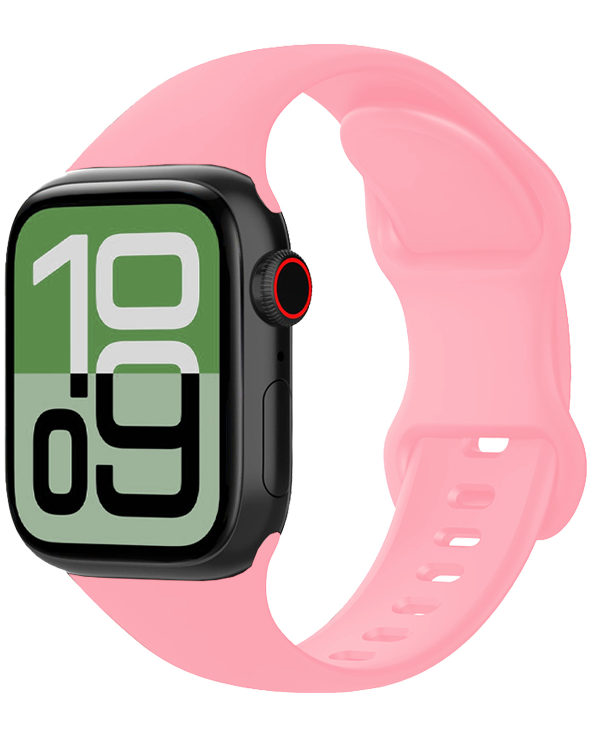 BASEY. BASEY. Apple Watch Bandje Siliconen Verstelbaar (38/40/41 mm) - Roze