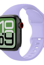 BASEY. BASEY. Apple Watch Bandje Siliconen Verstelbaar (38/40/41 mm) - Violet