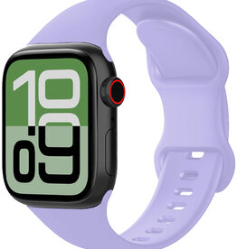 BASEY. BASEY. Apple Watch Bandje Siliconen Verstelbaar (38/40/41 mm) - Violet
