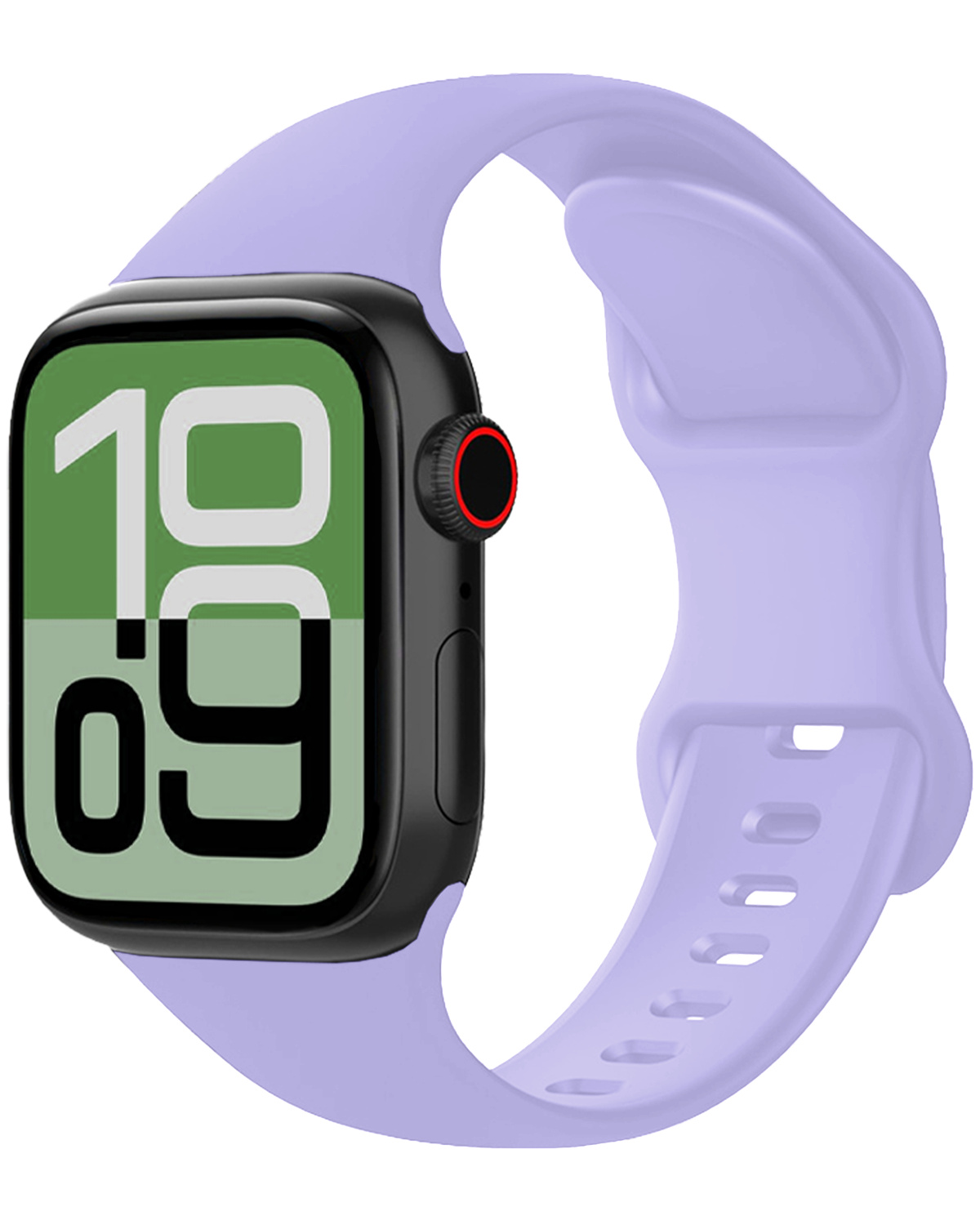 BASEY. BASEY. Apple Watch Bandje Siliconen Verstelbaar (38/40/41 mm) - Violet