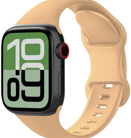 BASEY. BASEY. Apple Watch Bandje Siliconen Verstelbaar (38/40/41 mm) - Walnoot