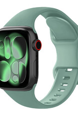 BASEY. BASEY. Apple Watch Bandje Siliconen Verstelbaar (42/44/45/46 mm) - Cactus