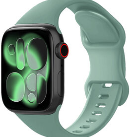 BASEY. BASEY. Apple Watch Bandje Siliconen Verstelbaar (42/44/45/46 mm) - Cactus