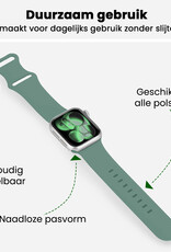 BASEY. BASEY. Apple Watch Bandje Siliconen Verstelbaar (42/44/45/46 mm) - Cactus