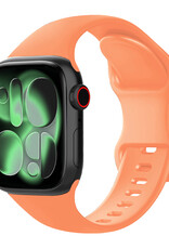 BASEY. BASEY. Apple Watch Bandje Siliconen Verstelbaar (42/44/45/46 mm) - Calendula