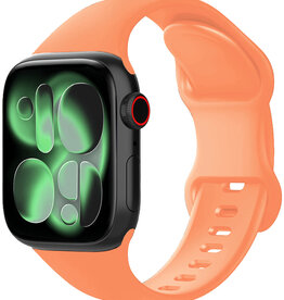 BASEY. BASEY. Apple Watch Bandje Siliconen Verstelbaar (42/44/45/46 mm) - Calendula