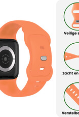 BASEY. BASEY. Apple Watch Bandje Siliconen Verstelbaar (42/44/45/46 mm) - Calendula
