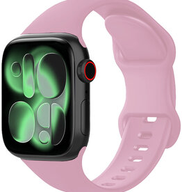 BASEY. BASEY. Apple Watch Bandje Siliconen Verstelbaar (42/44/45/46 mm) - Lila