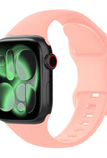 BASEY. BASEY. Apple Watch Bandje Siliconen Verstelbaar (42/44/45/46 mm) - Mint