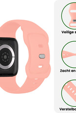 BASEY. BASEY. Apple Watch Bandje Siliconen Verstelbaar (42/44/45/46 mm) - Mint