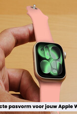 BASEY. BASEY. Apple Watch Bandje Siliconen Verstelbaar (42/44/45/46 mm) - Mint