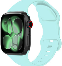 BASEY. BASEY. Apple Watch Bandje Siliconen Verstelbaar (42/44/45/46 mm) - Oud Roze