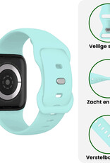 BASEY. BASEY. Apple Watch Bandje Siliconen Verstelbaar (42/44/45/46 mm) - Oud Roze