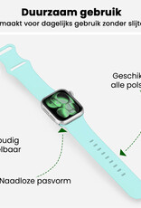 BASEY. BASEY. Apple Watch Bandje Siliconen Verstelbaar (42/44/45/46 mm) - Oud Roze