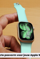 BASEY. BASEY. Apple Watch Bandje Siliconen Verstelbaar (42/44/45/46 mm) - Oud Roze
