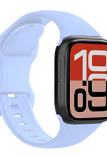 NoXx NoXx Apple Watch Bandje Siliconen Verstelbaar (38/40/41 mm) - Baby Blauw