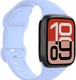 NoXx NoXx Apple Watch Bandje Siliconen Verstelbaar (38/40/41 mm) - Baby Blauw