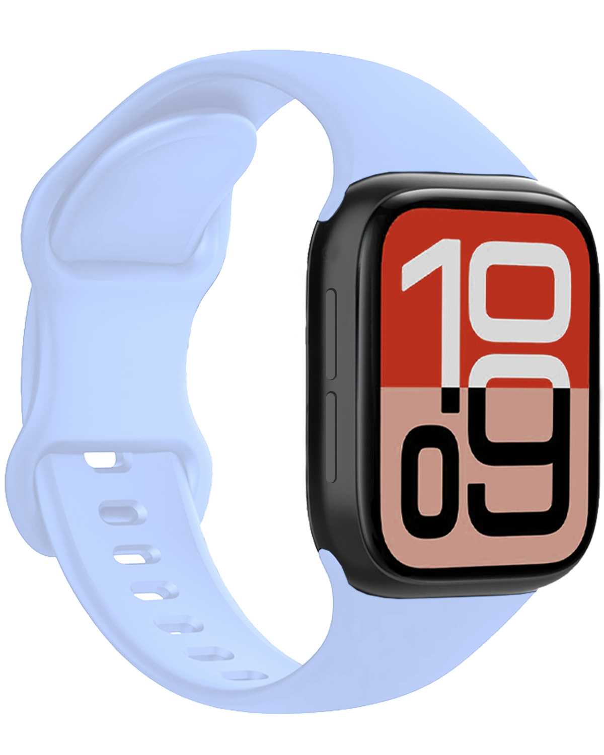 NoXx NoXx Apple Watch Bandje Siliconen Verstelbaar (38/40/41 mm) - Baby Blauw
