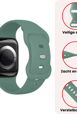 NoXx NoXx Apple Watch Bandje Siliconen Verstelbaar (38/40/41 mm) - Cactus