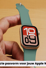NoXx NoXx Apple Watch Bandje Siliconen Verstelbaar (38/40/41 mm) - Cactus