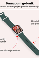 NoXx NoXx Apple Watch Bandje Siliconen Verstelbaar (38/40/41 mm) - Donkergroen