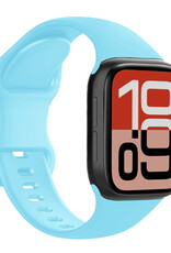 NoXx NoXx Apple Watch Bandje Siliconen Verstelbaar (38/40/41 mm) - Lichtblauw
