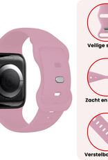 NoXx NoXx Apple Watch Bandje Siliconen Verstelbaar (38/40/41 mm) - Lila