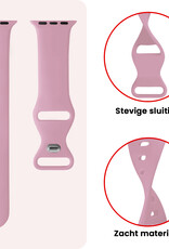 NoXx NoXx Apple Watch Bandje Siliconen Verstelbaar (38/40/41 mm) - Lila