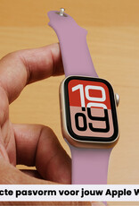 NoXx NoXx Apple Watch Bandje Siliconen Verstelbaar (38/40/41 mm) - Lila