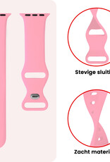 NoXx NoXx Apple Watch Bandje Siliconen Verstelbaar (38/40/41 mm) - Roze