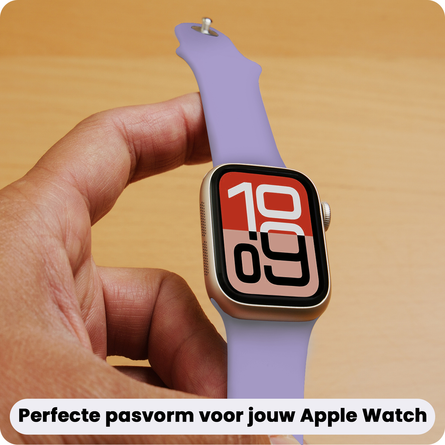 NoXx NoXx Apple Watch Bandje Siliconen Verstelbaar (38/40/41 mm) - Violet