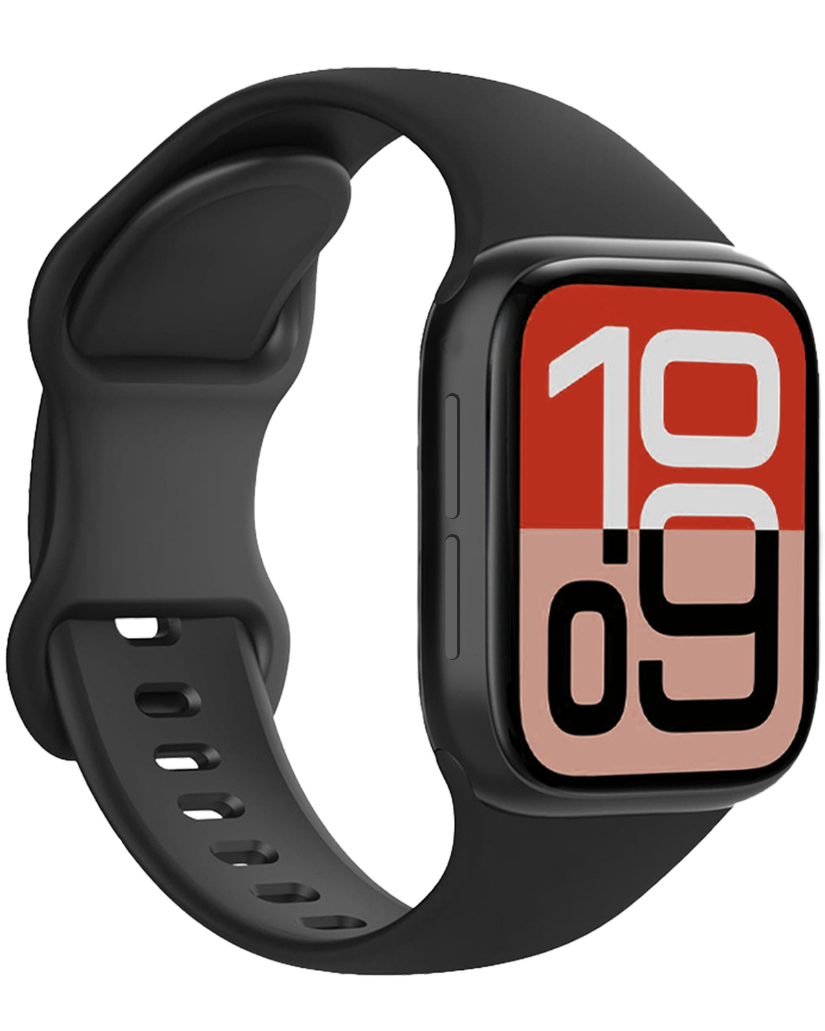 NoXx NoXx Apple Watch Bandje Siliconen Verstelbaar (38/40/41 mm) - Zwart