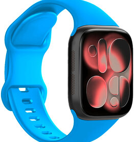 NoXx NoXx Apple Watch Bandje Siliconen Verstelbaar (42/44/45/46 mm) - Blauw