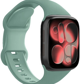NoXx NoXx Apple Watch Bandje Siliconen Verstelbaar (42/44/45/46 mm) - Cactus