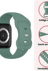 NoXx NoXx Apple Watch Bandje Siliconen Verstelbaar (42/44/45/46 mm) - Cactus